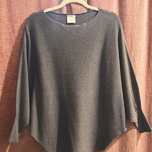 Poncho sleeved sweater
